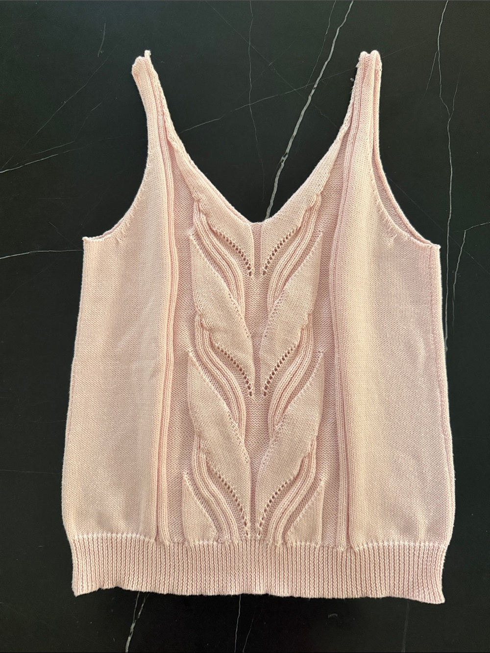 Women’s Knit Tank Top - Blush Pink